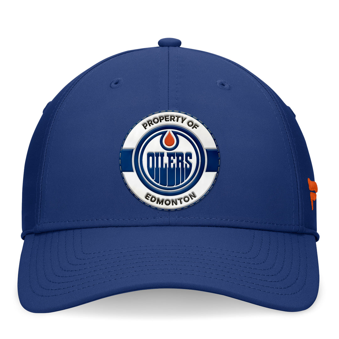 Edmonton Oilers Fanatics Blue 2025-26 Training Authentic Pro Flex Hat