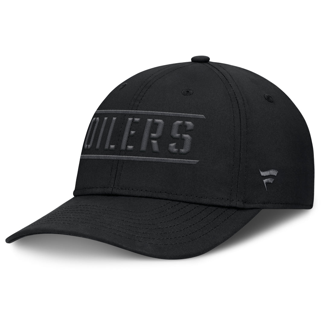 Edmonton Oilers Fanatics Ruck Up Black Flex Hat