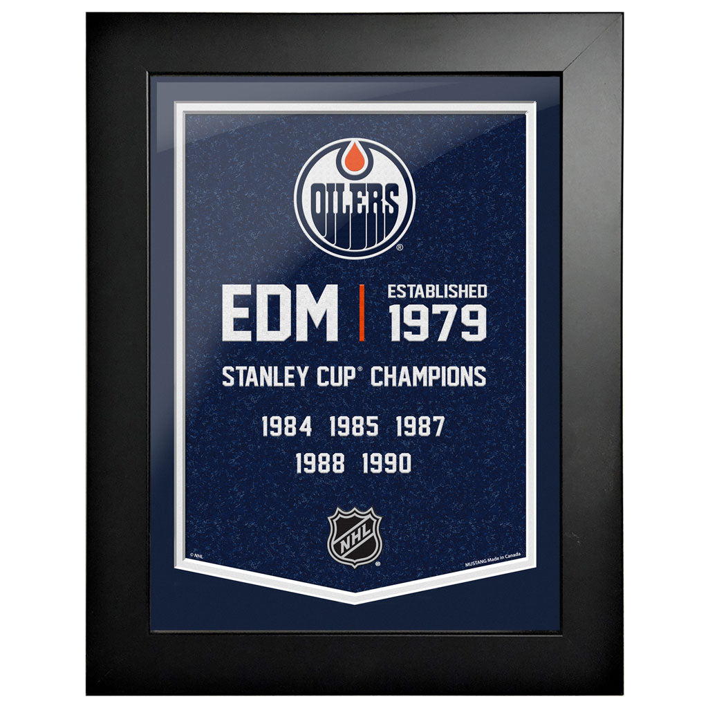 Edmonton Oilers Framed 12"x 16" Stanley Cup Champions Print