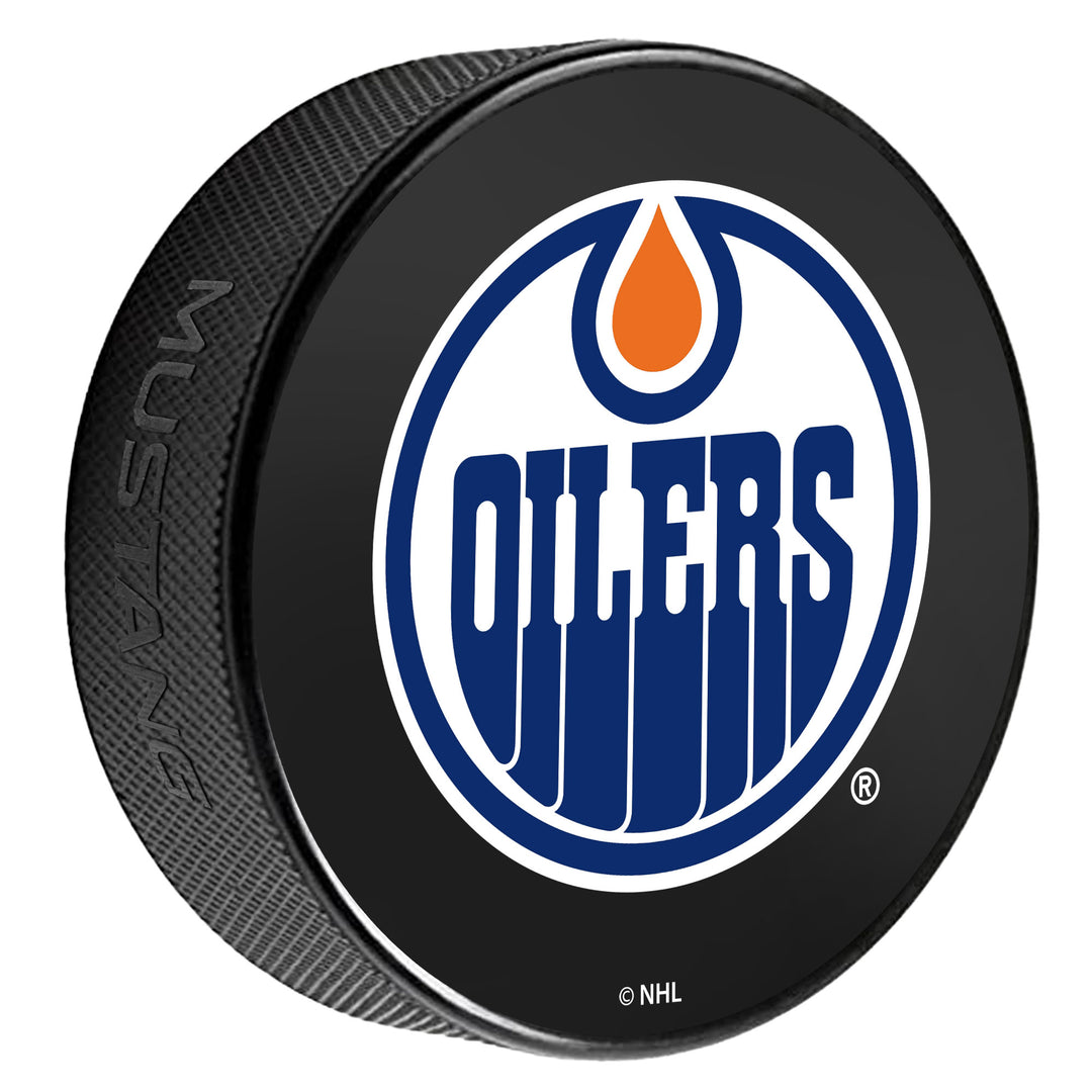 Edmonton Oilers Full Colour Bigger Logo Puck