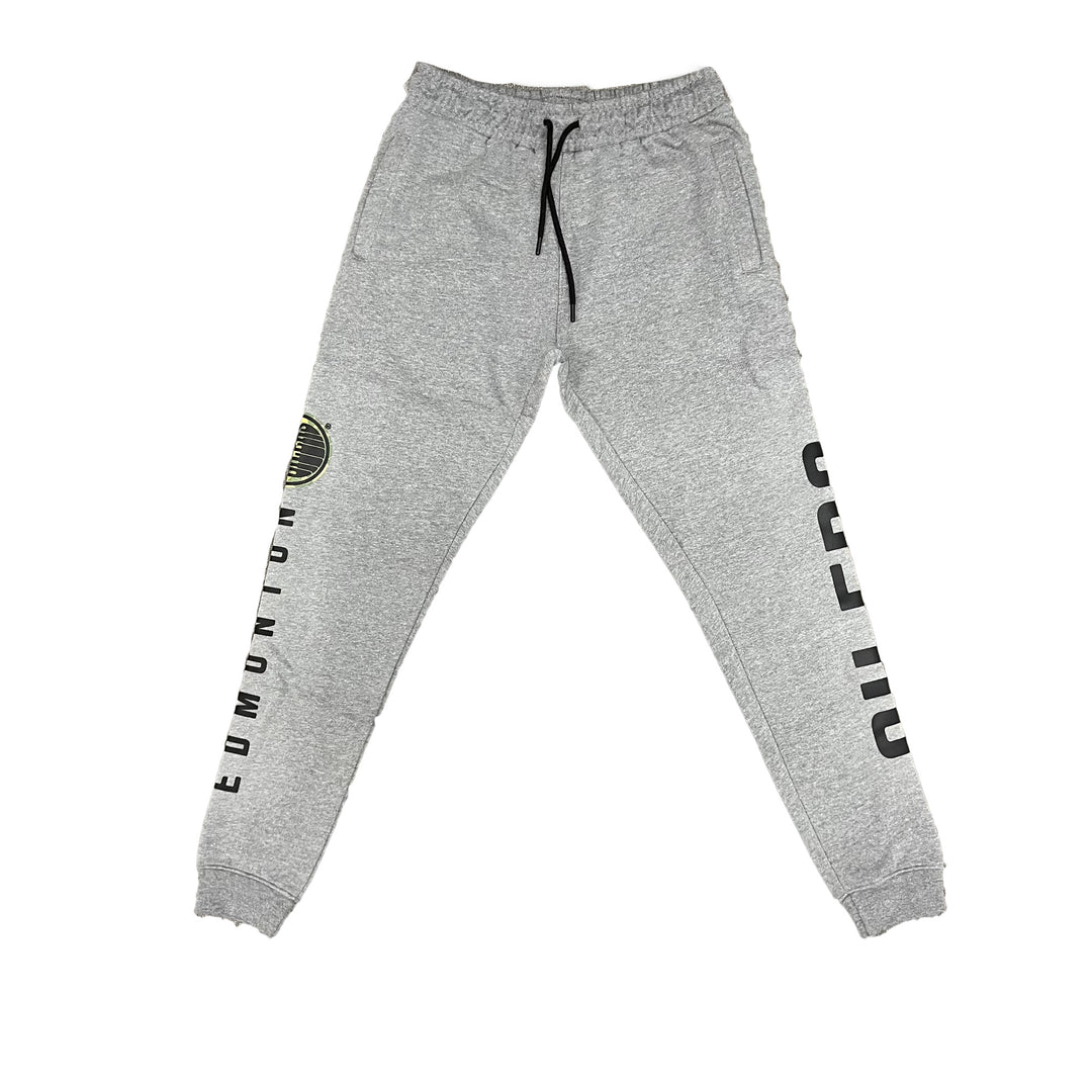 Edmonton Oilers Mitchell & Ness Ghost Camo Grey Joggers/Pants