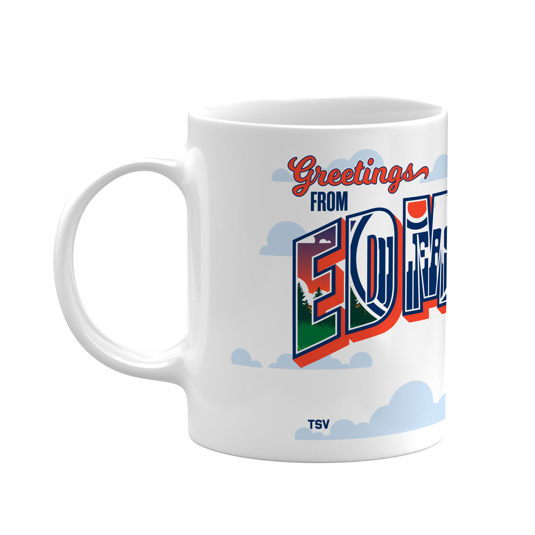 Edmonton Oilers Greetings From Edmonton 11 oz Sublimated Coffee Mug