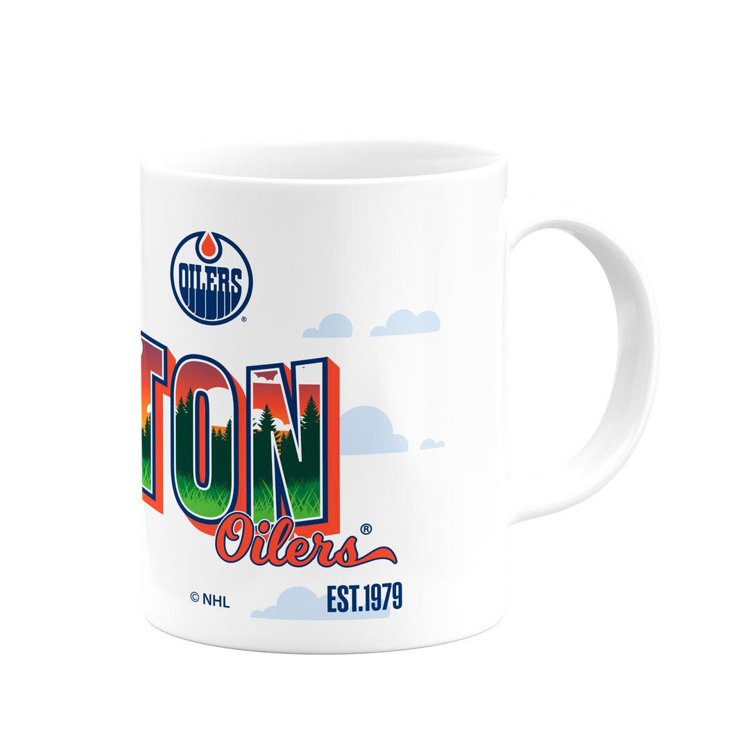 Edmonton Oilers Greetings From Edmonton 11 oz Sublimated Coffee Mug