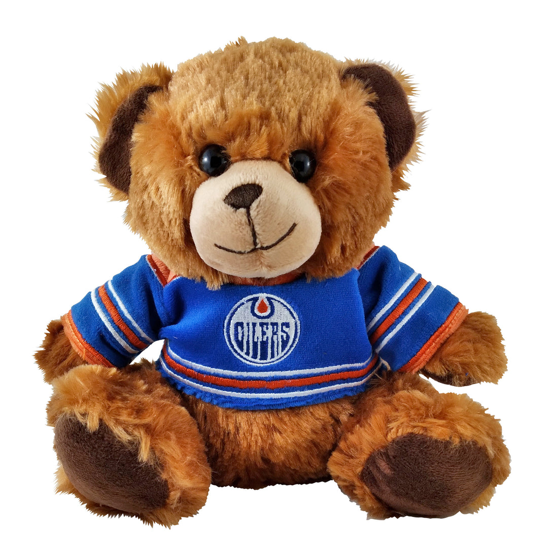 Edmonton Oilers Home Jersey Bear Plushie Toy
