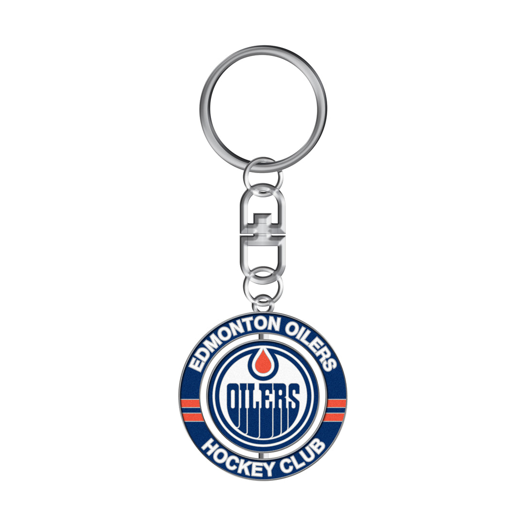 Edmonton Oilers Home Logo Spinner Keychain