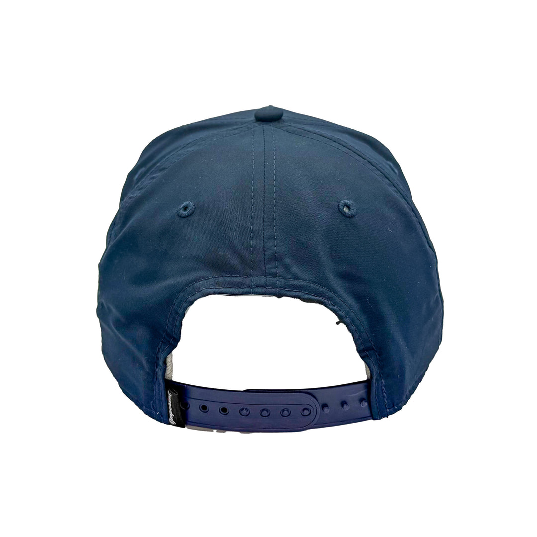 Edmonton Oilers Imperial Sports Navy Rope Wrightson Upside Down Snapback Hat