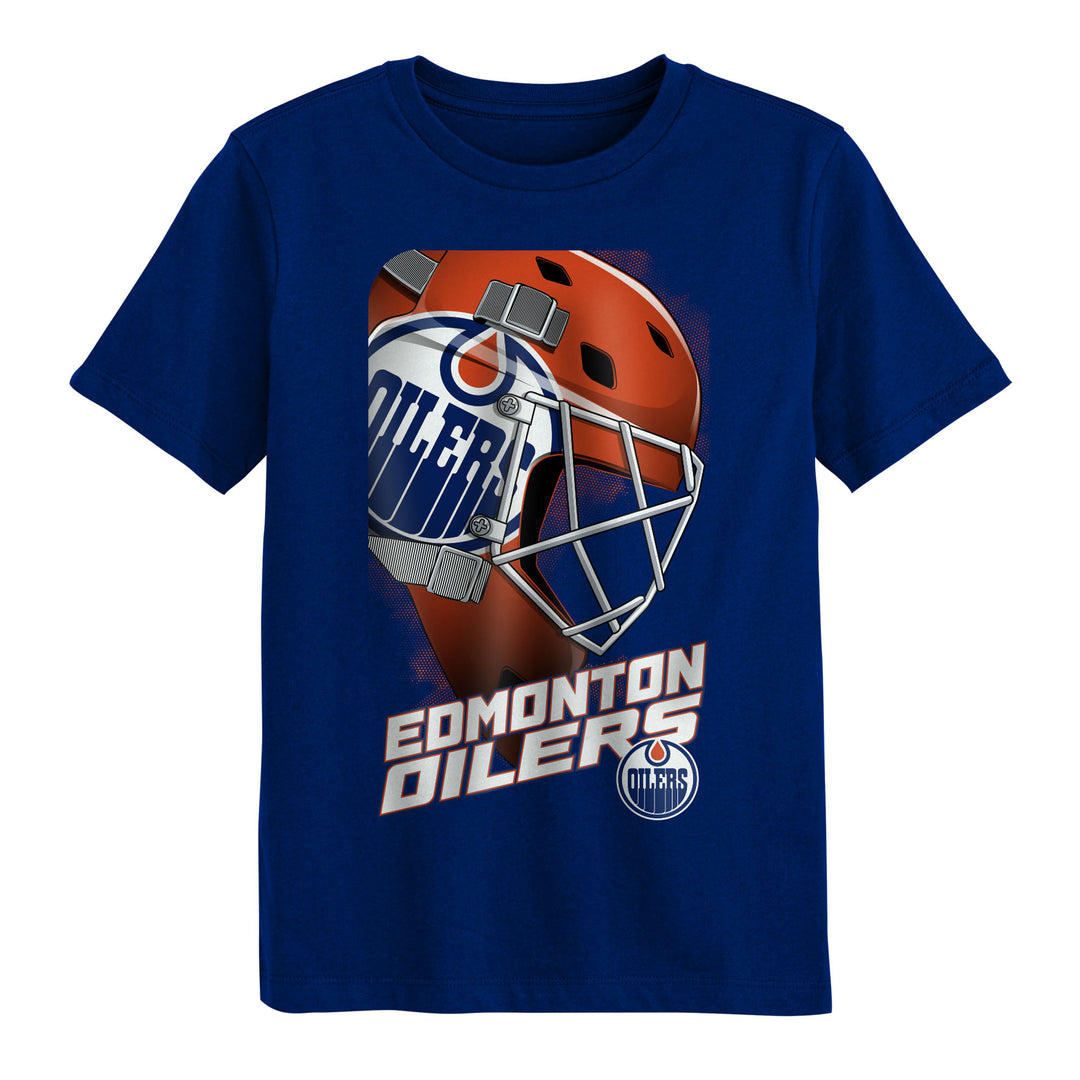 Edmonton Oilers Kids Outerstuff Defender Navy T-Shirt