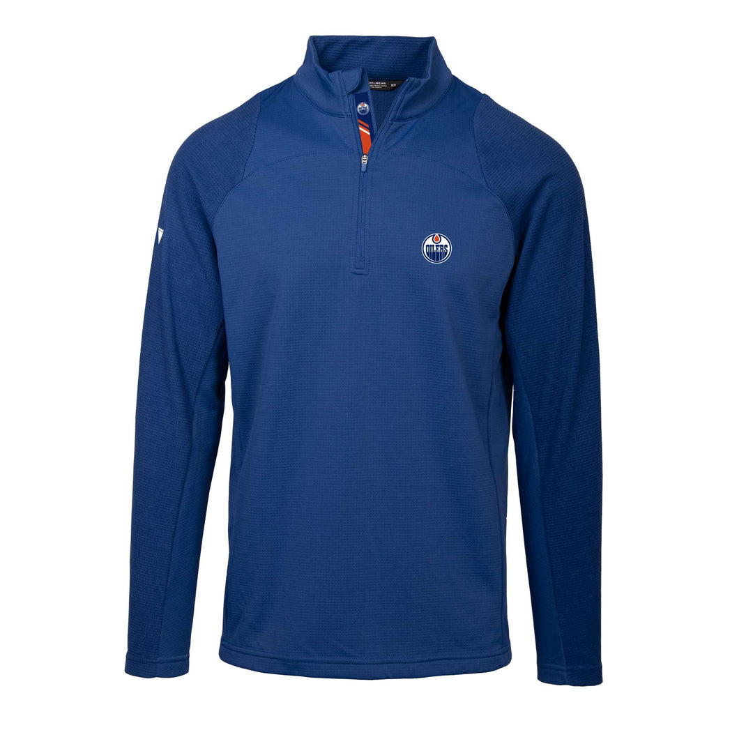 Edmonton Oilers Levelwear Cain Wildcard Royal Blue Half Zip Sweatshirt