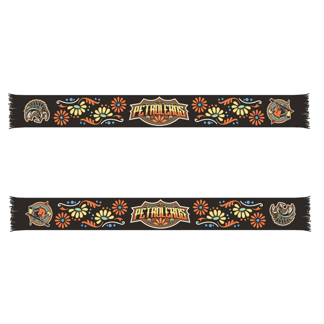 Edmonton Oilers Dia de los Muertos (Day of the Dead) Scarf