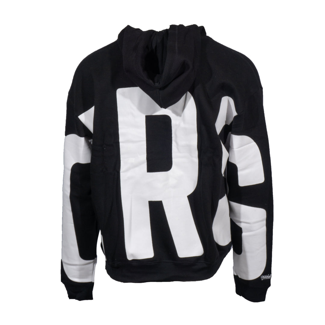 Edmonton Oilers Unisex Mitchell & Ness In Your Face Oversized Black Hoodie