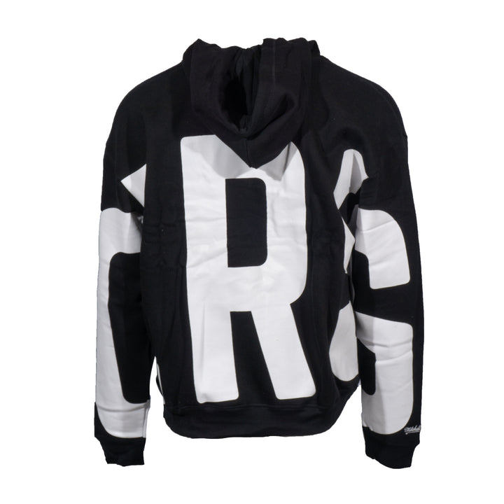 Edmonton Oilers Unisex Mitchell & Ness In Your Face Oversized Black Hoodie