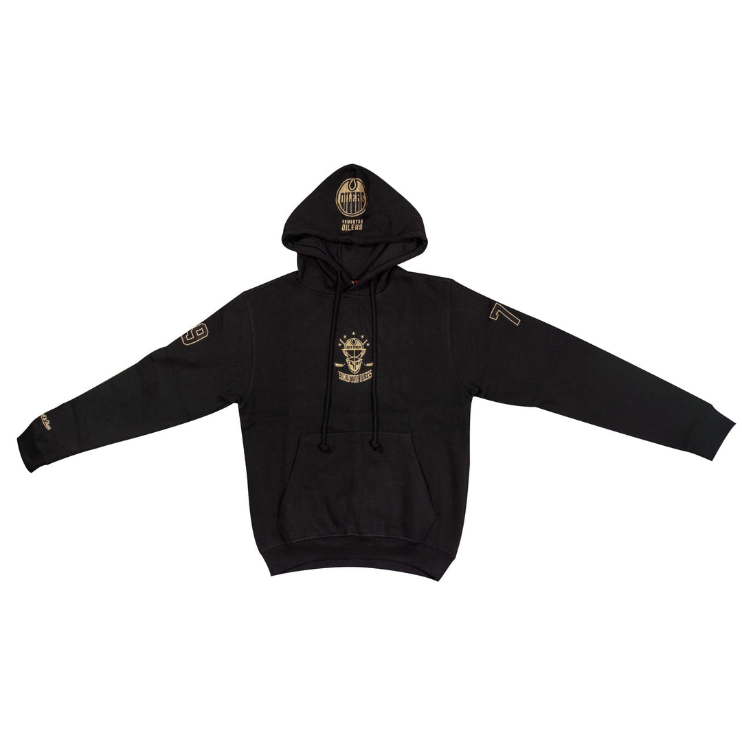 Edmonton Oilers Mitchell & Ness Golden Egg Black Hoodie