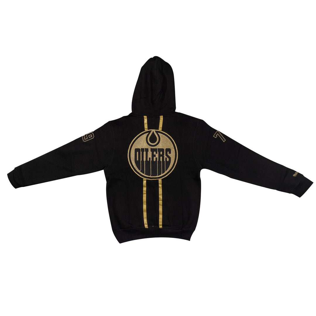 Edmonton Oilers Mitchell & Ness Golden Egg Black Hoodie