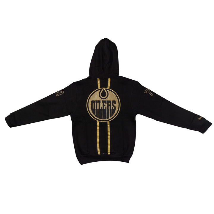 Edmonton Oilers Mitchell & Ness Golden Egg Black Hoodie