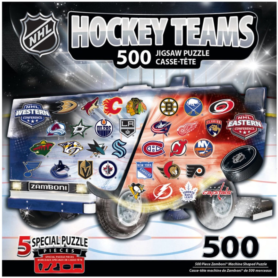 Edmonton Oilers NHL Hockey Teams Zamboni 500 pc Jigsaw Puzzle