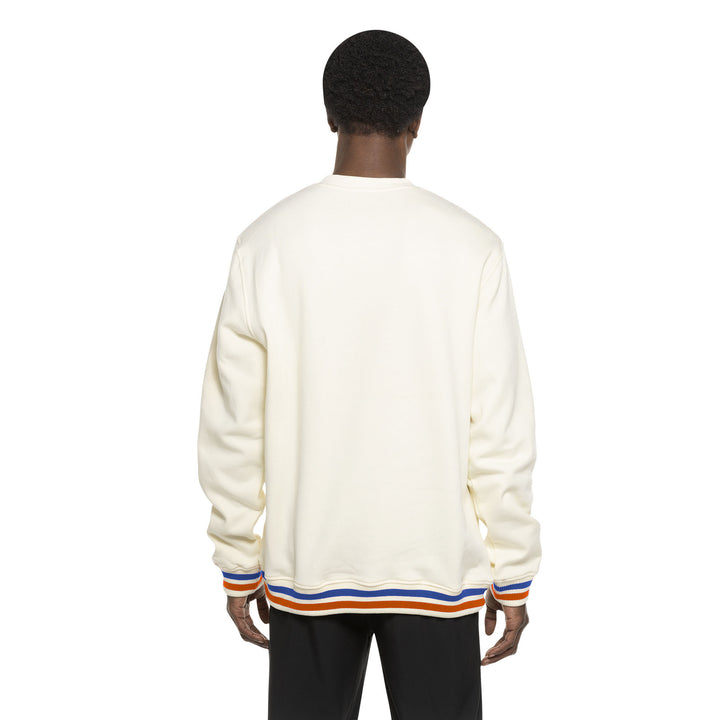 Edmonton Oilers New Era 1923 Throwback Cream Crewneck Sweatshirt