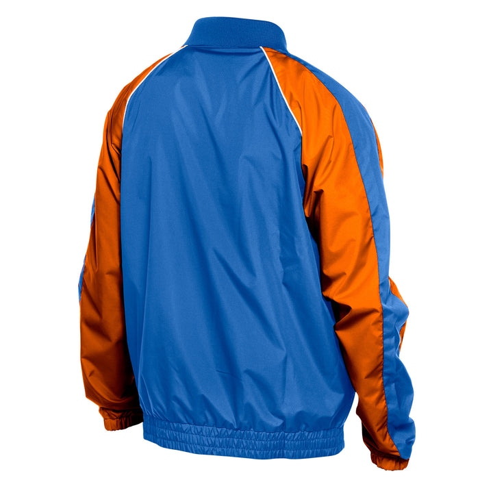 Edmonton Oilers New Era 1954 Royal Quarter-Zip Windbreaker Jacket