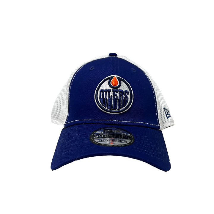 Edmonton Oilers New Era Royal 39THIRTY Core Classic Flex Hat