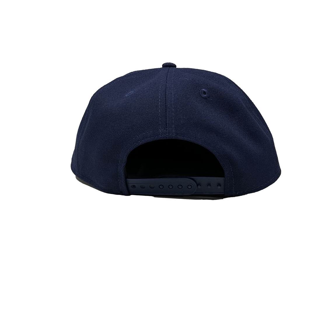 Edmonton Oilers New Era Navy Script 9FIFTY Snapback Hat