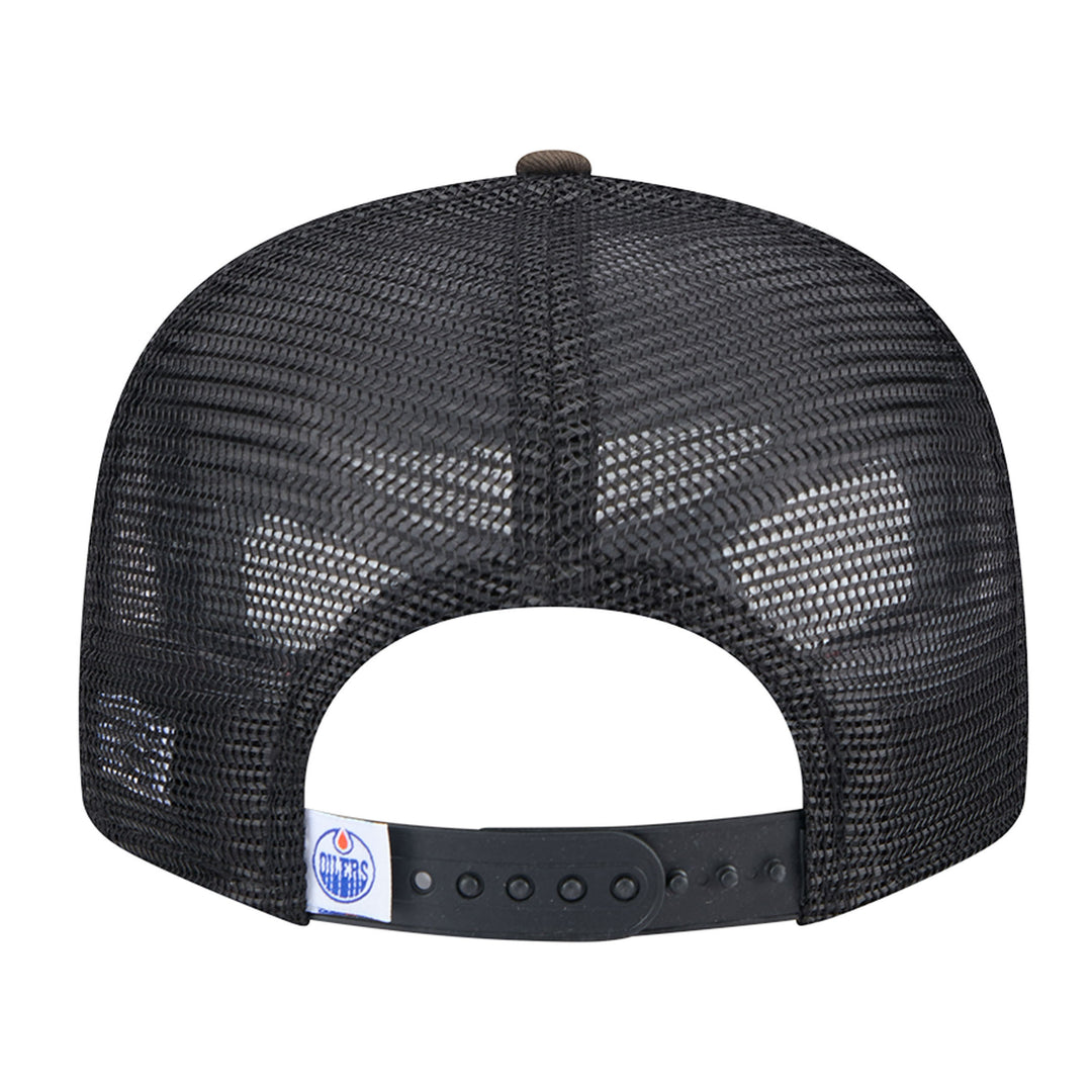 Edmonton Oilers New Era Camo 9FIFTY Mesh Snapback Hat