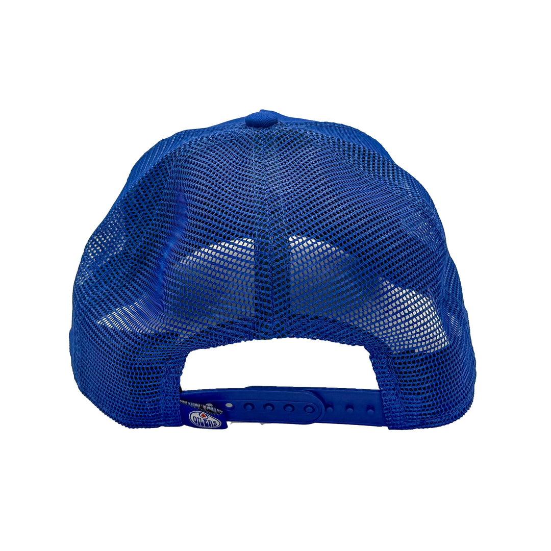 Edmonton Oilers New Era 9FORTY A-Frame Blue Tonal Patch Snapback Hat
