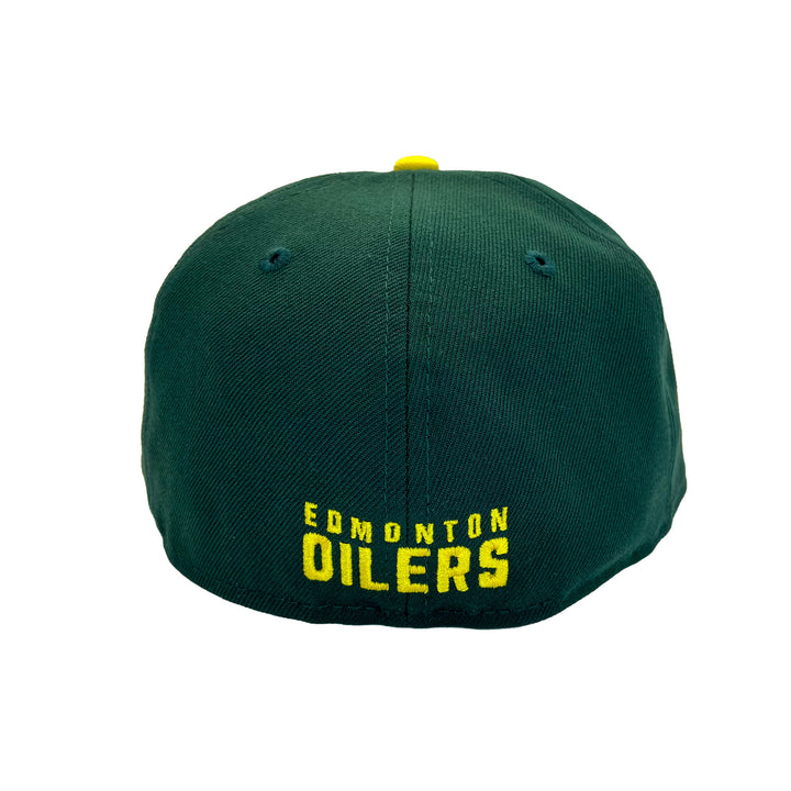 Edmonton Oilers New Era Green & Gold City Collection 59FIFTY Fitted Hat
