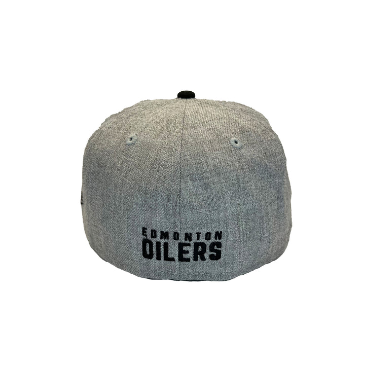 Edmonton Oilers New Era Heather Grey 59FIFTY Fitted Hat
