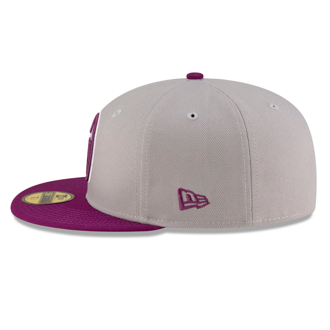 Edmonton Oilers New Era Purple & Grey Two-Tone Color Pack 59FIFTY Fitted Hat