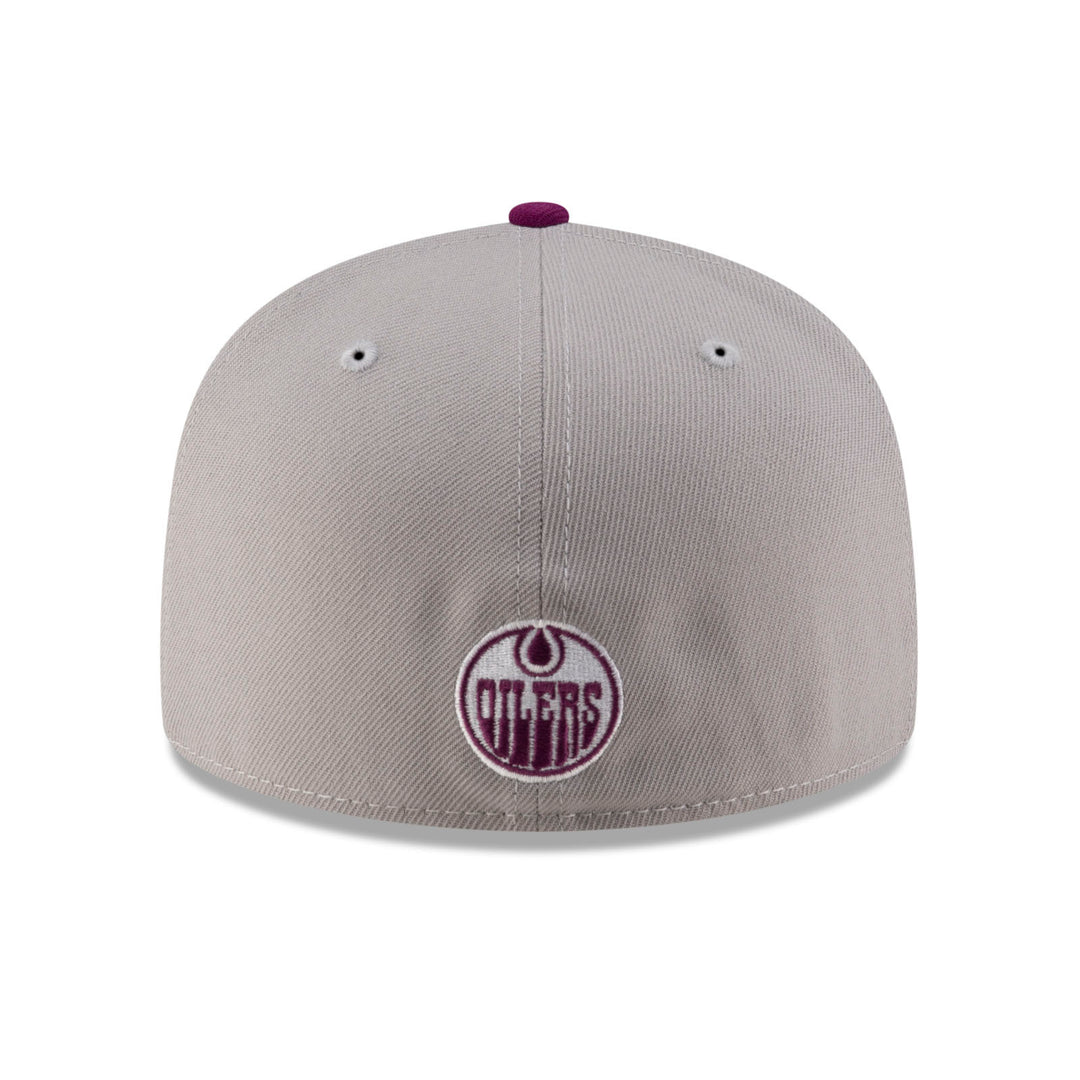 Edmonton Oilers New Era Purple & Grey Two-Tone Color Pack 59FIFTY Fitted Hat