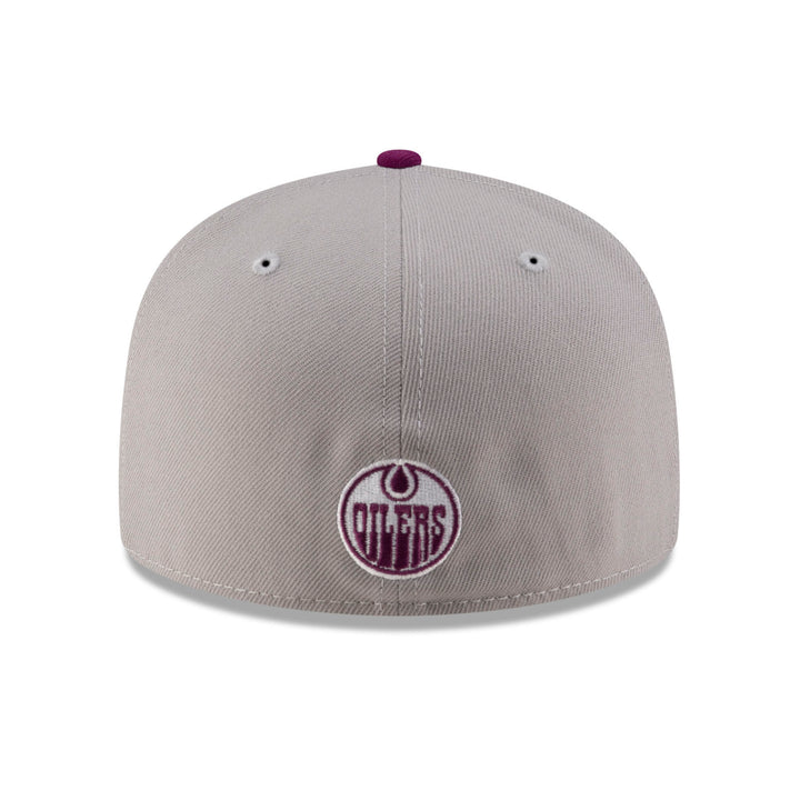 Edmonton Oilers New Era Purple & Grey Two-Tone Color Pack 59FIFTY Fitted Hat