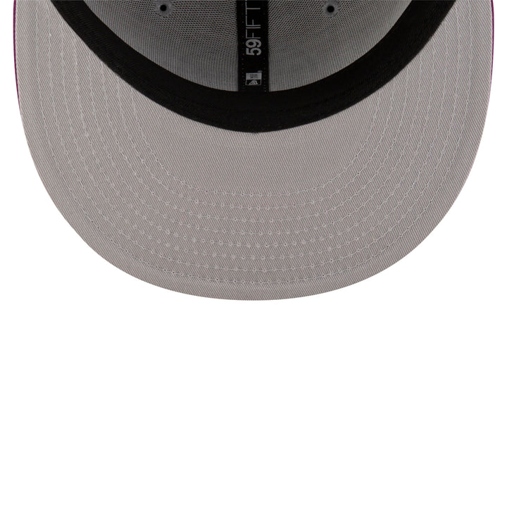 Edmonton Oilers New Era Purple & Grey Two-Tone Color Pack 59FIFTY Fitted Hat
