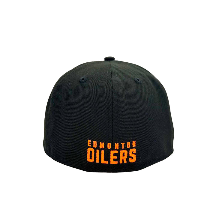 Edmonton Oilers New Era Realtree Black & Camo 59FIFTY Fitted Hat