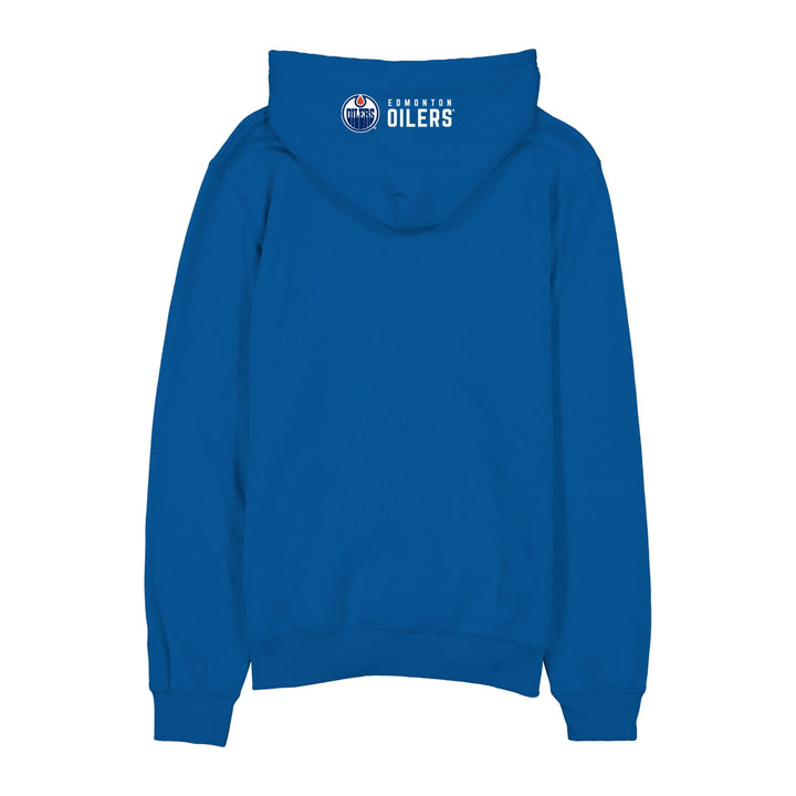 Edmonton Oilers New Era Wordmark Blue Hoodie
