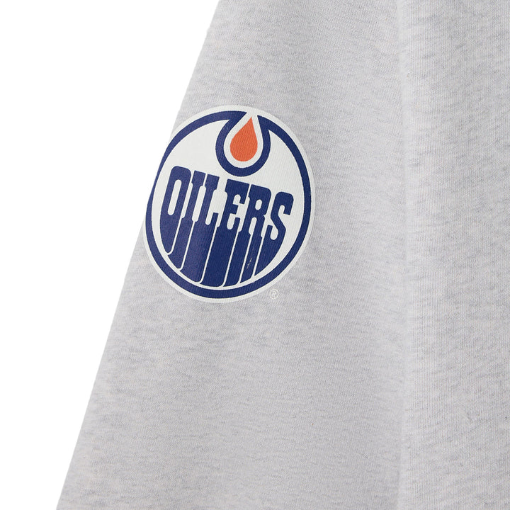 Edmonton Oilers October's Very Own OVO x NHL Grey Crewneck Sweatshirt