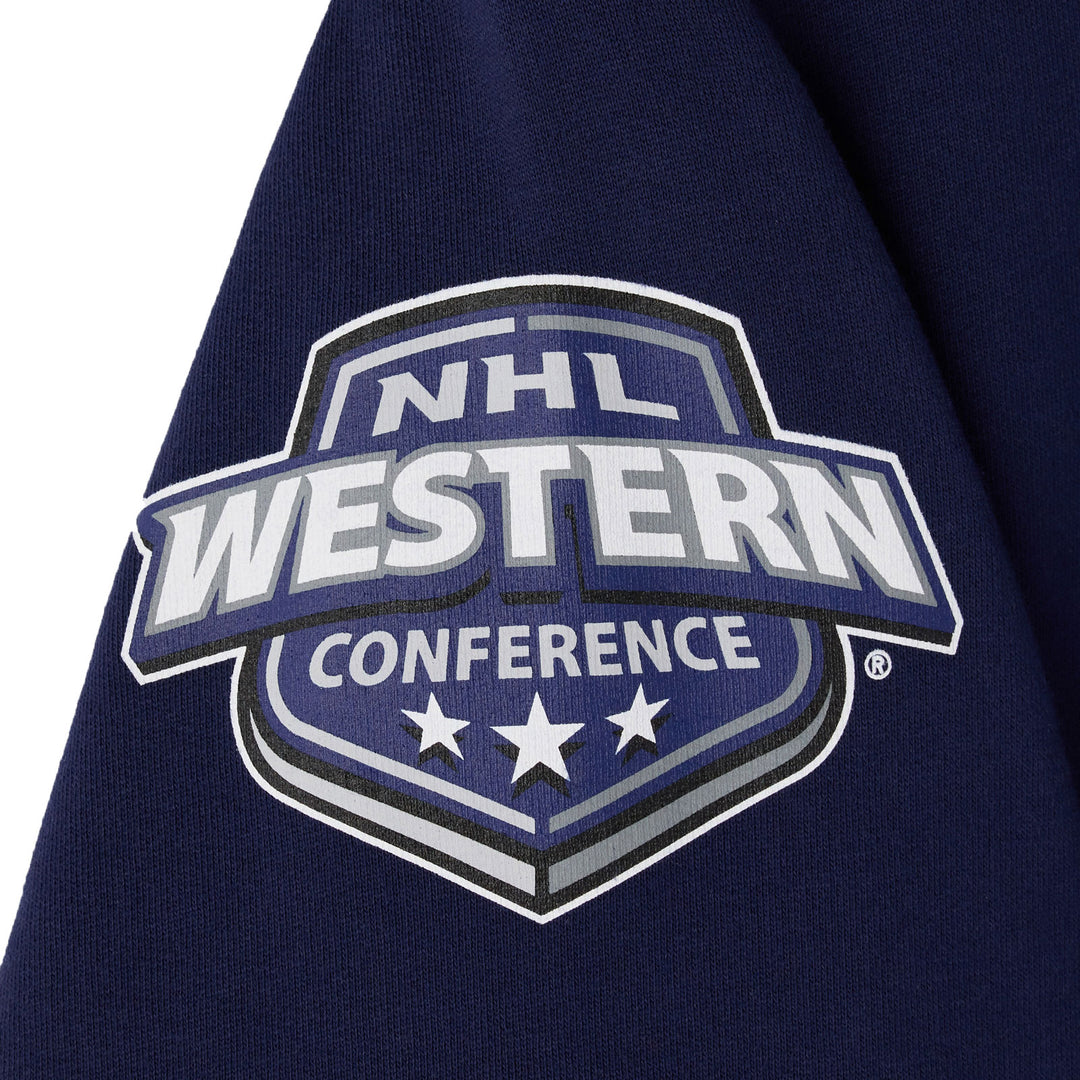 Edmonton Oilers October's Very Own OVO x NHL Navy Stripe Hoodie