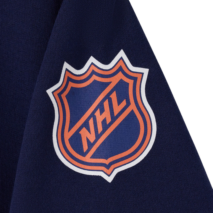 Edmonton Oilers October's Very Own OVO x NHL Navy Stripe Hoodie