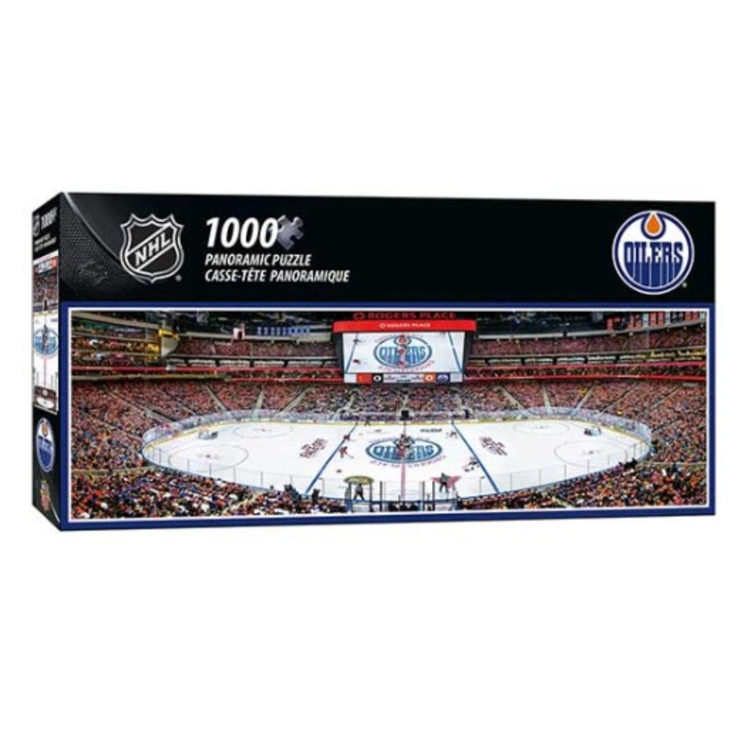 Edmonton Oilers Panoramic 1000 pc Puzzle