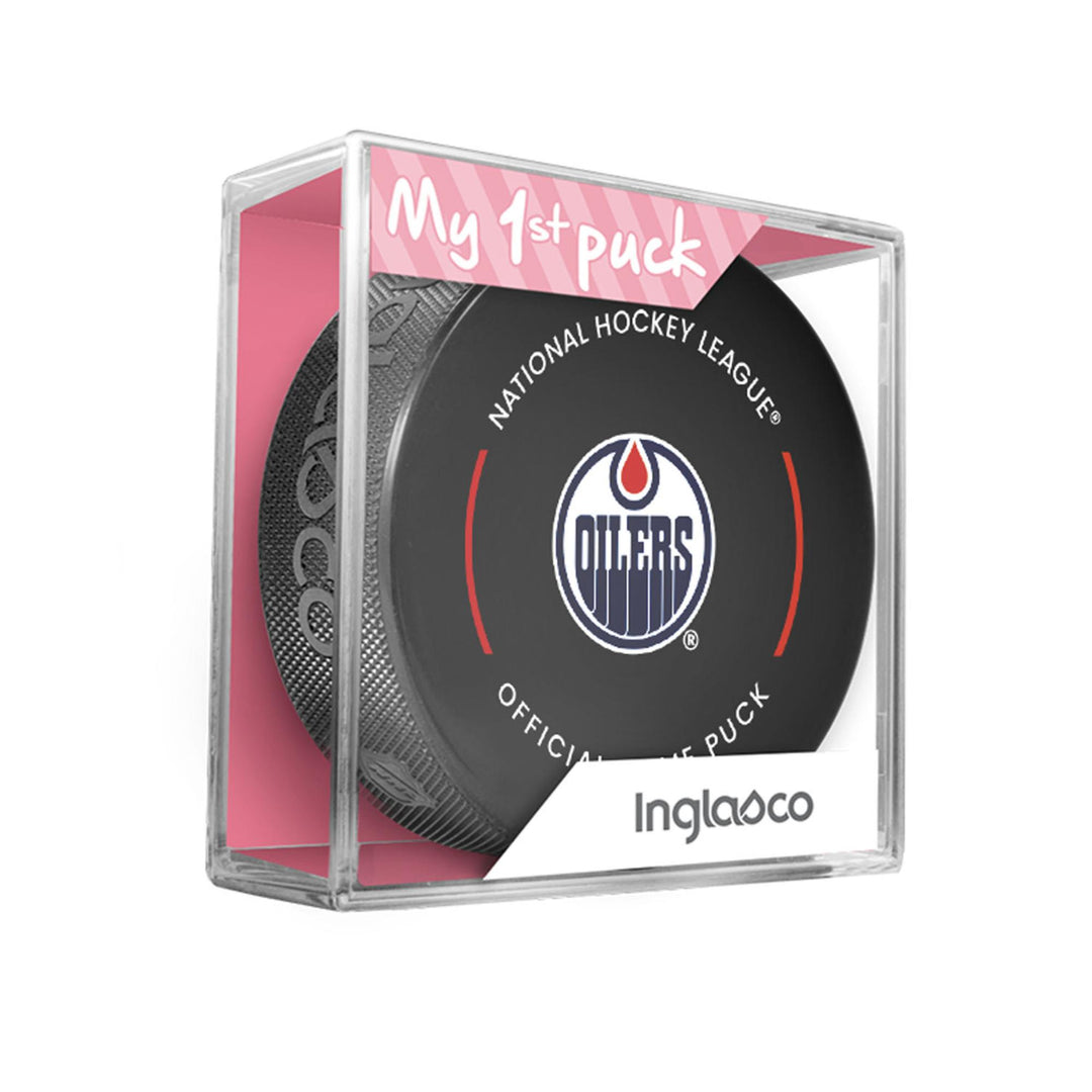 Edmonton Oilers Pink My First Oilers Puck