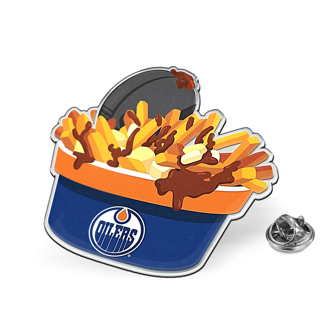 Edmonton Oilers Poutine Lapel Pin