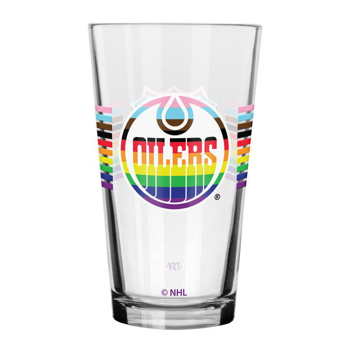 Edmonton Oilers Pride 16oz Mixing Glass