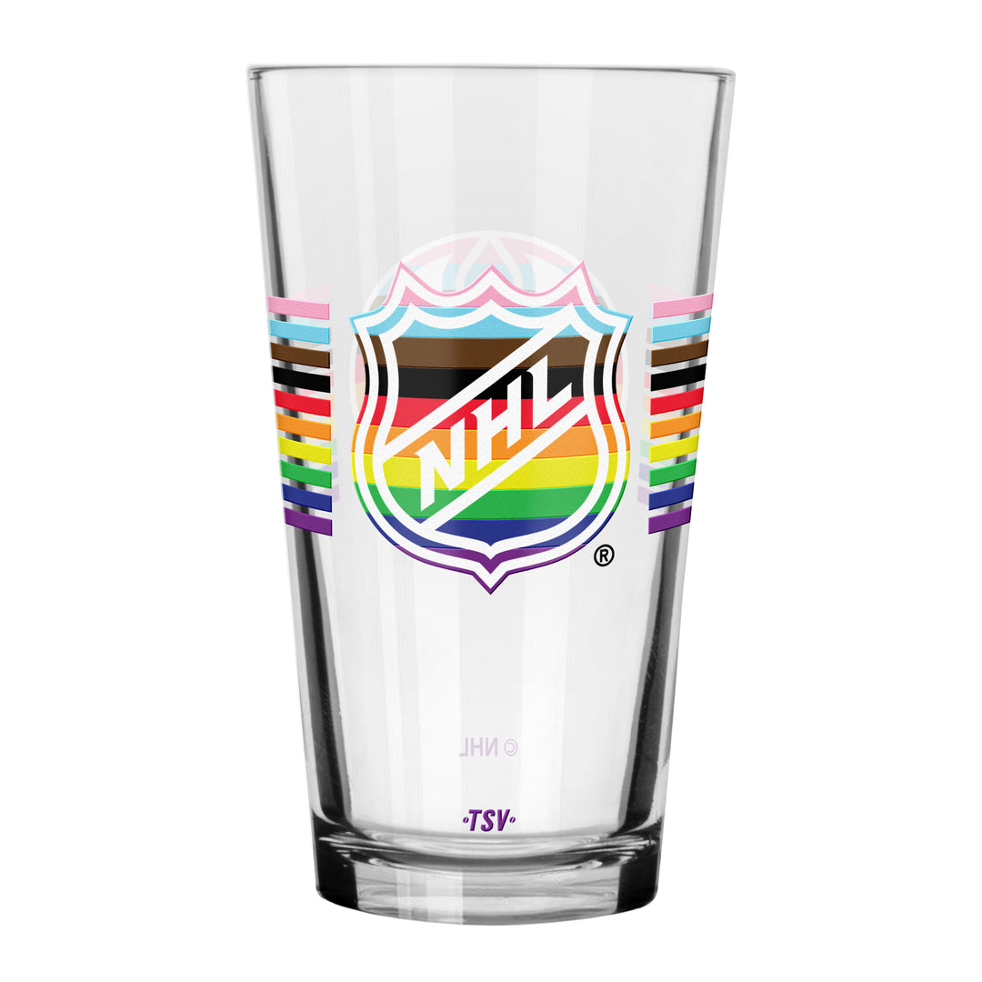 Edmonton Oilers Pride 16oz Mixing Glass