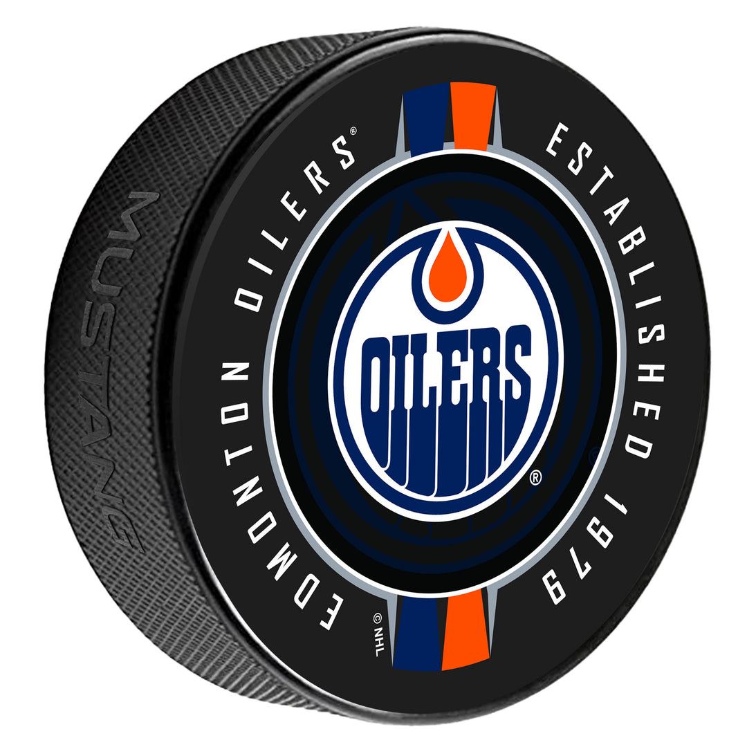 Edmonton Oilers Printed Ribbon Puck