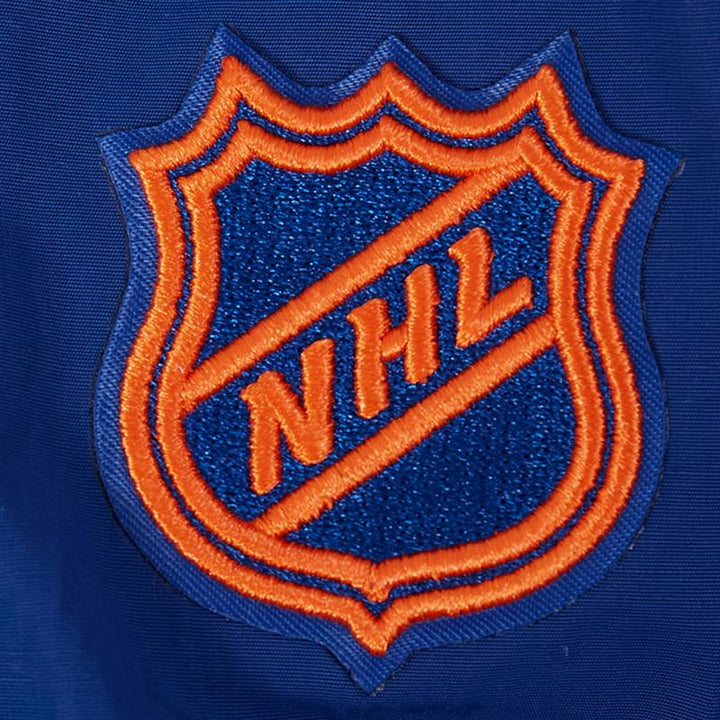 Edmonton Oilers Pro Standard Alternate Logo Royal Windbreaker Jacket