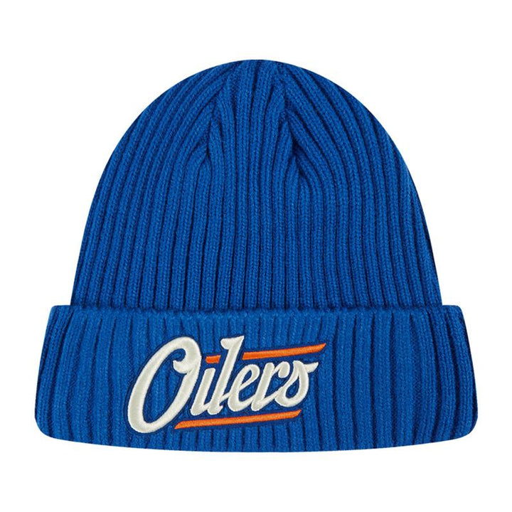 Edmonton Oilers Pro Standard Alternate Logo Royal Toque