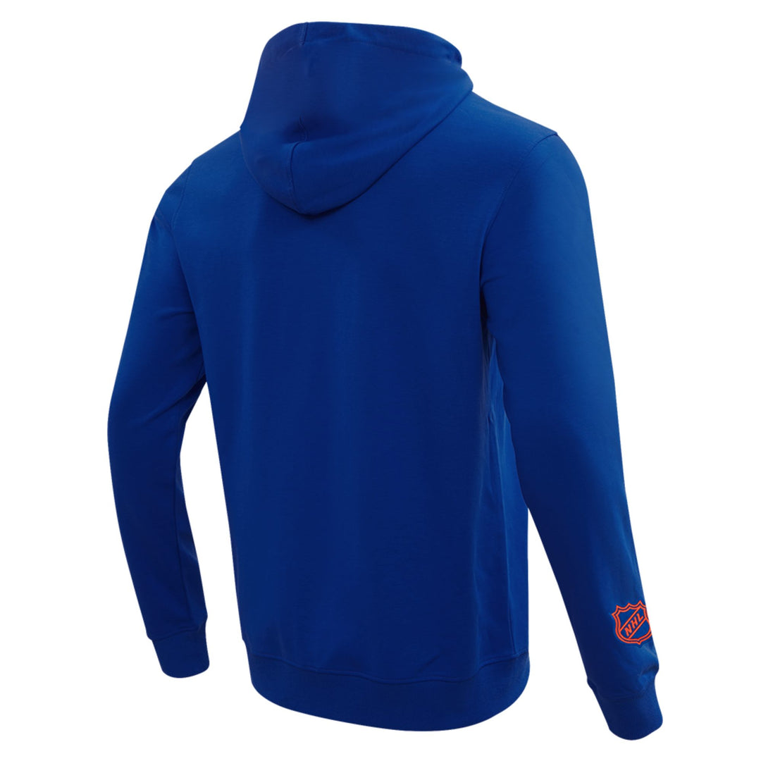 Edmonton Oilers Pro Standard Classic Icon Royal Full-Zip Hoodie