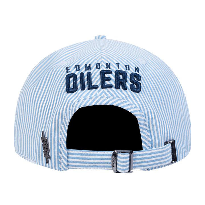 Edmonton Oilers Pro Standard Country Club Blue Strapback Hat