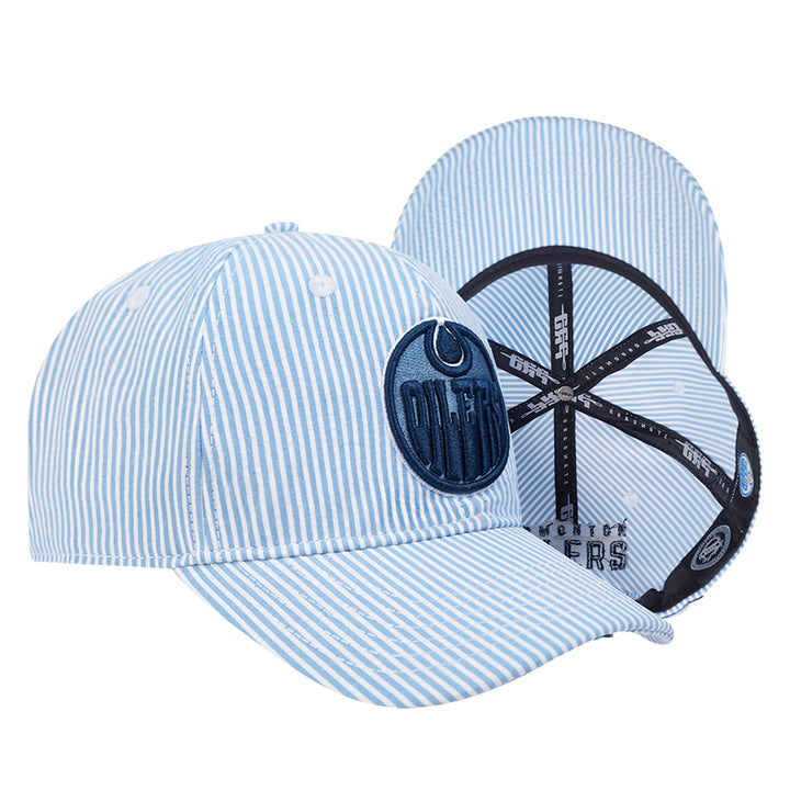Edmonton Oilers Pro Standard Country Club Blue Strapback Hat