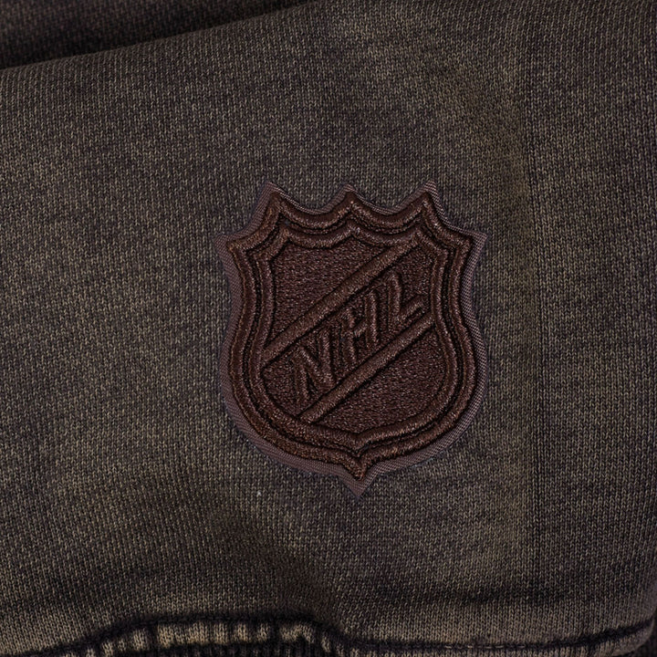 Edmonton Oilers Pro Standard Enzyme Wash Brown Drop Shoulder Crewneck
