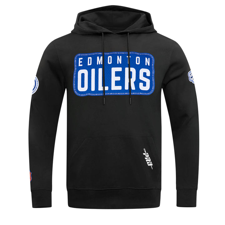 Edmonton Oilers Pro Standard Pick Stitch Black Hoodie
