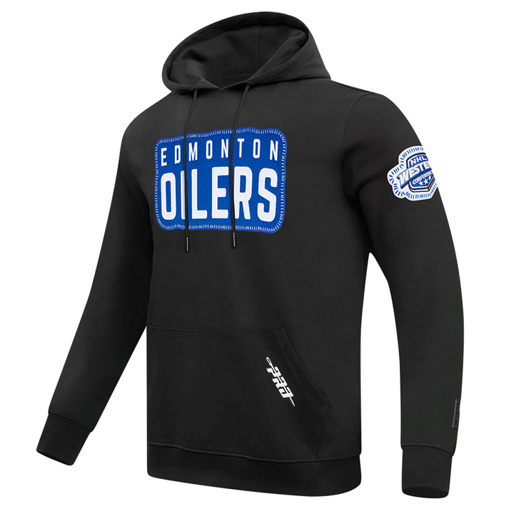 Edmonton Oilers Pro Standard Pick Stitch Black Hoodie